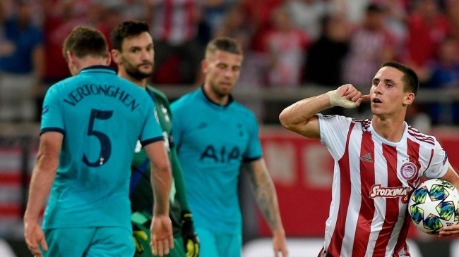 Tottenham roztrwania dwubramkową przewagę i remisuje z Olympiakosem