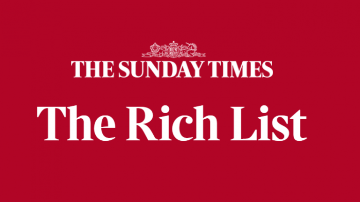 Kane uwzględniony w zestawieniu Sunday Times Rich List 